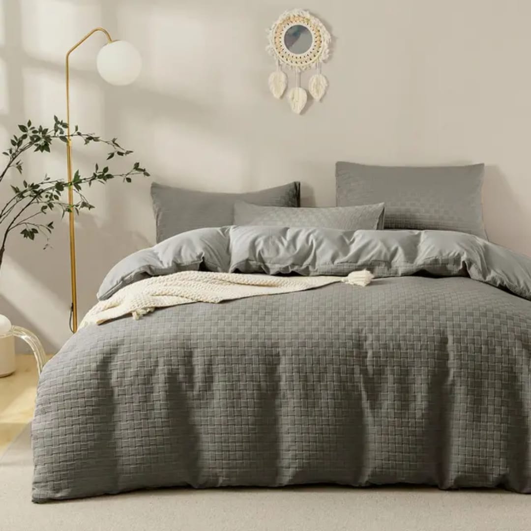PIN TUCK DUVET COVER
