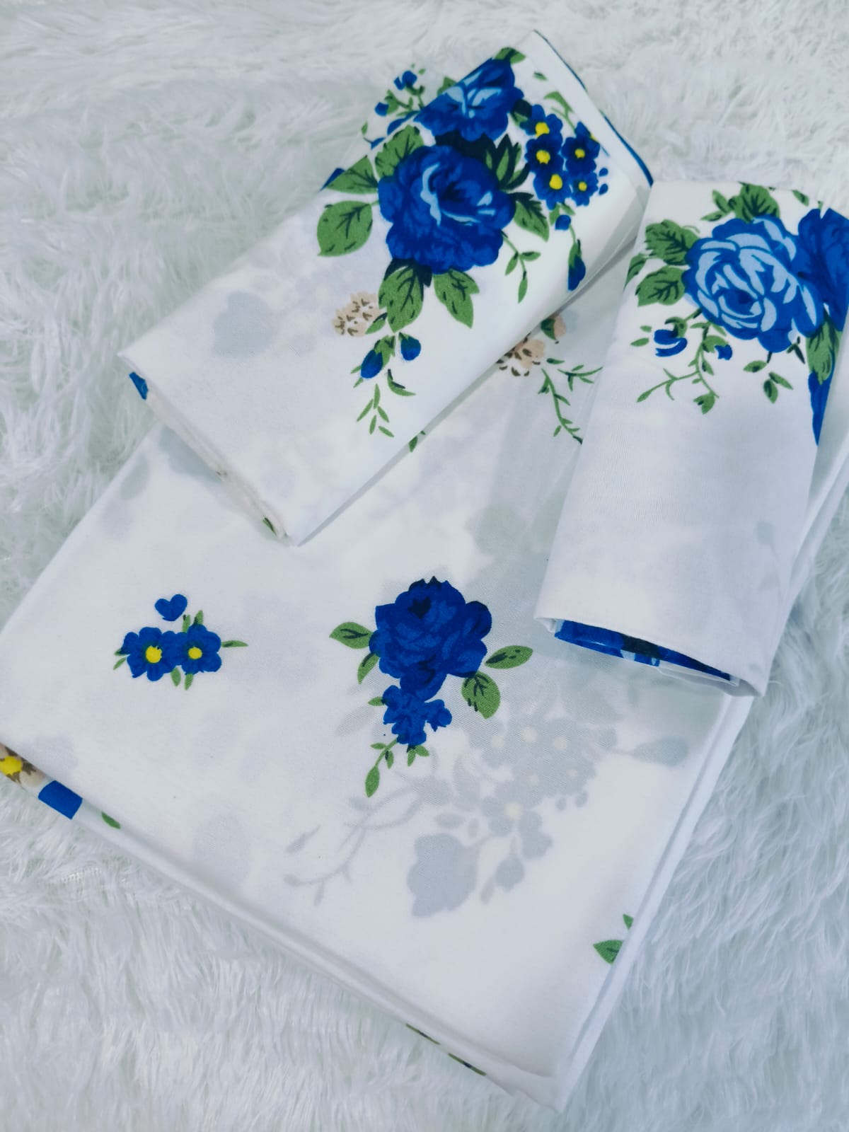 BEDSHEETS SOFT COTTON 5 bY 6 DESIGN 1