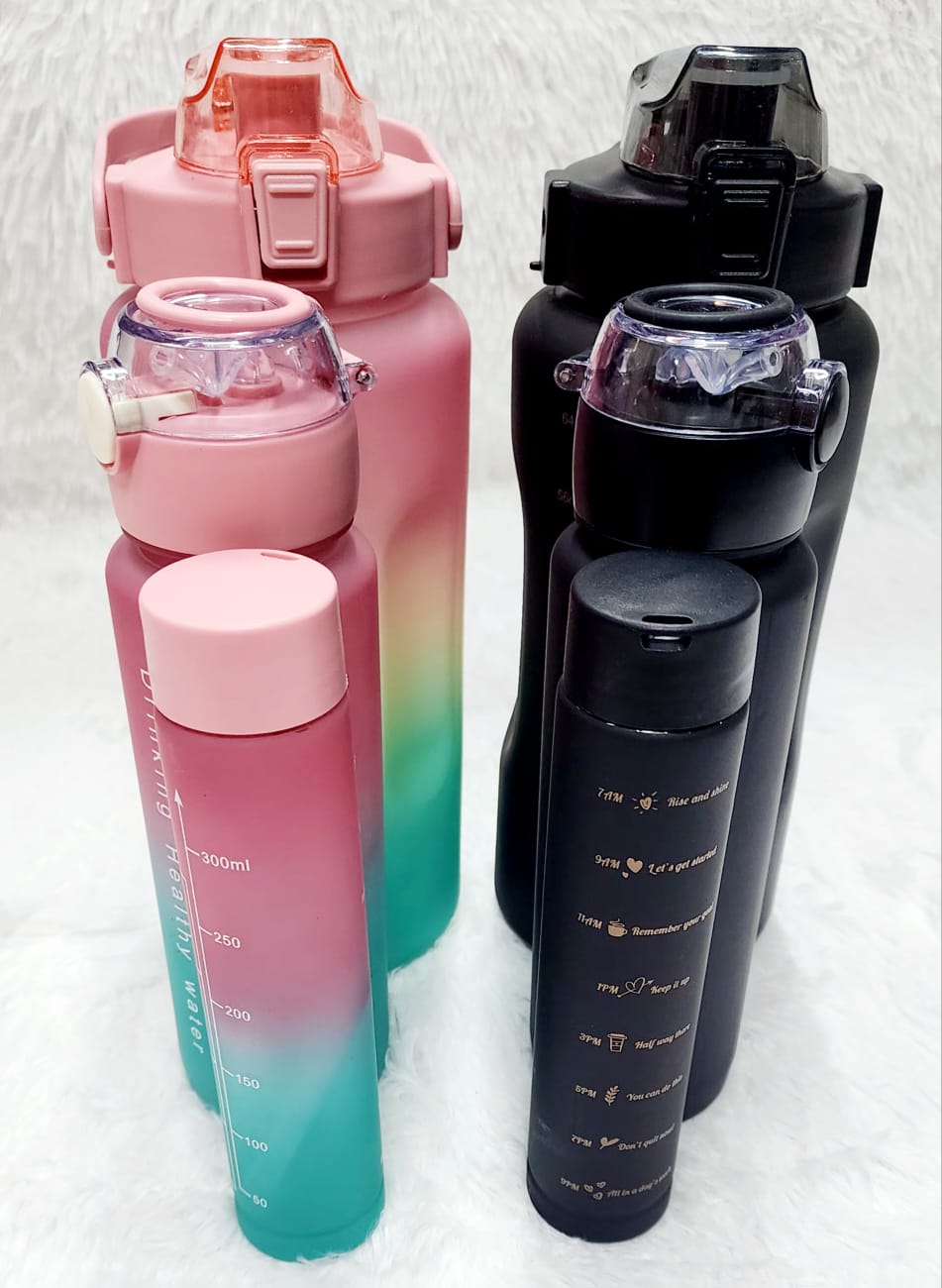 3 WATER BOTTLES in 1 2000ml