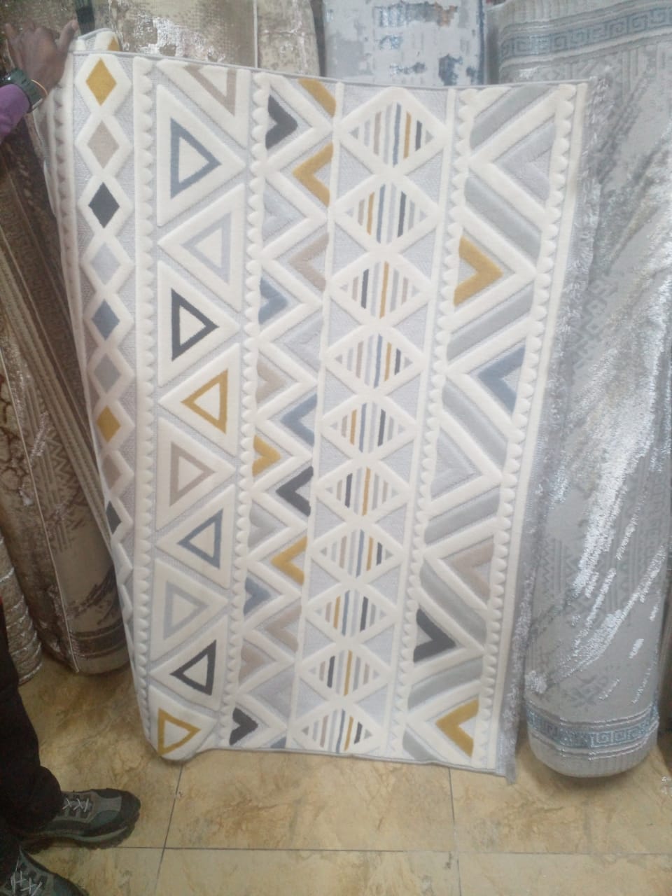 JUTE CARPET 5 BY 8 DESIGN 3